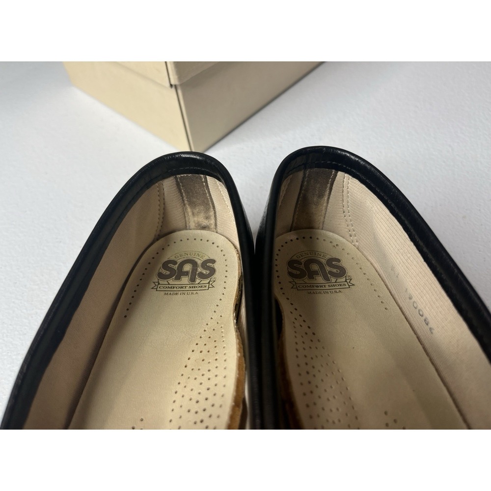 SAS Softie Tripad‎ Women's Size 7NTassel Slip-On Loafer Black Comfort W/ Box - Picture 9 of 14